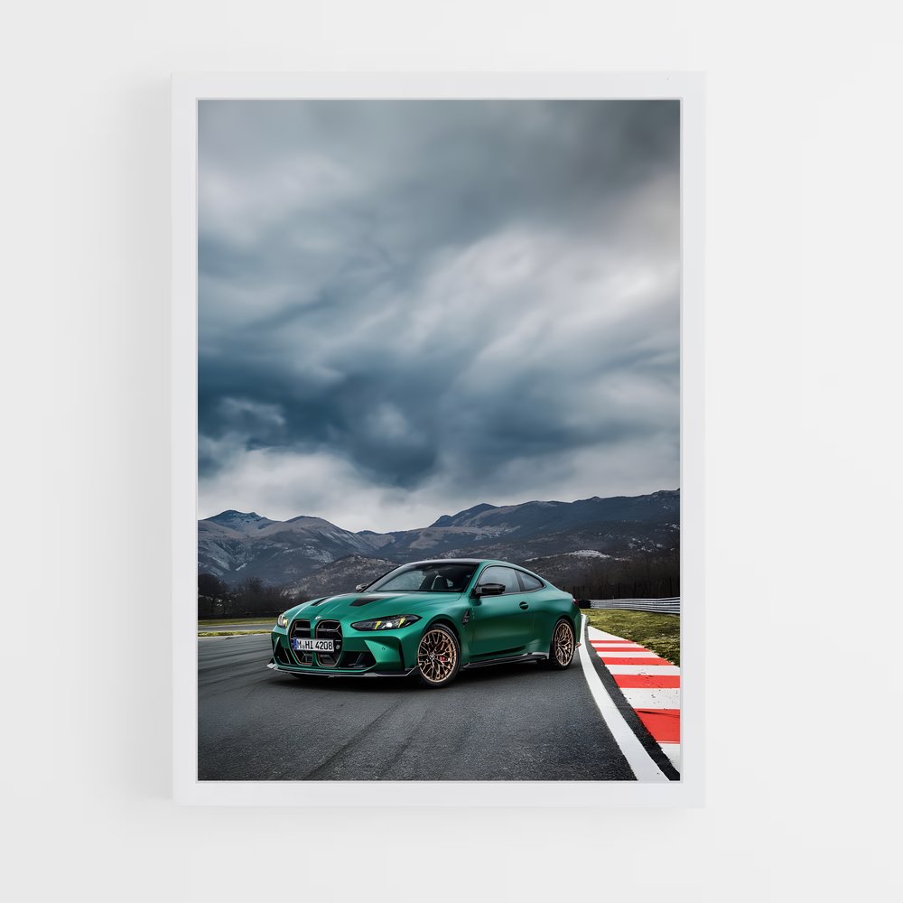 Poster Vitesse adrénaline – affiche BMW (vue 3)